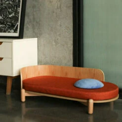 35.9'' Wooden Sunset Cat Couch For Multiple Cats - Stylish Lounge & Play -A Great Coffee Shop 11111 db4c29cb 8dd2 47b0 bab4 a626a559da85