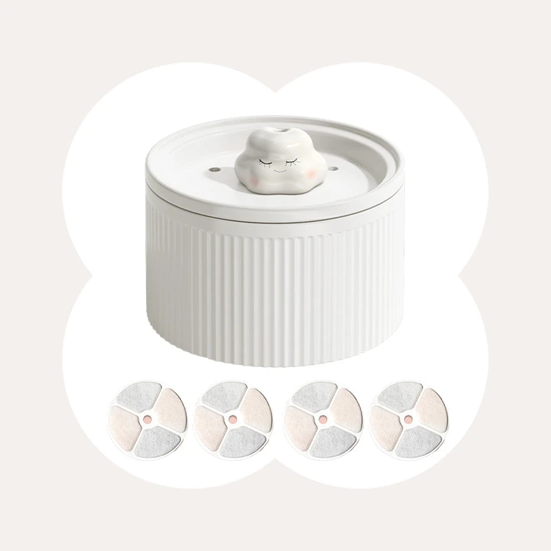 Cloud Cat Water Fountain: Enhanced Filtering For Refreshing Hydration 12 Cloud Cat Water Fountain: Enhanced Filtering For Refreshing Hydration - Image 10