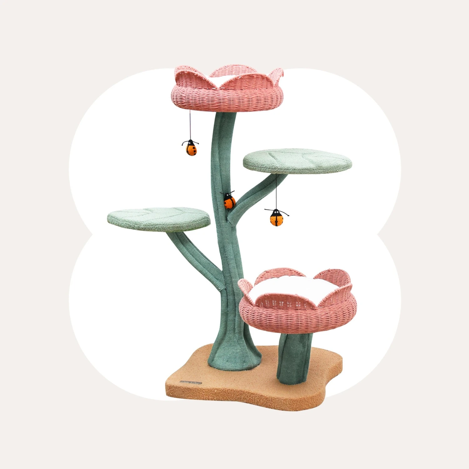 Yellow Tulip Cat Tree 15 Yellow Tulip Cat Tree - Image 14