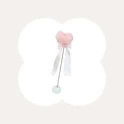 Pink HeartCat Teaser Wand