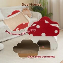 Mushroom Loft – Cat Bed & Scratcher Combo -A Great Coffee Shop 2 5ebdfeb9 b9e0 493d b5c1 c1c91e2d8aa2