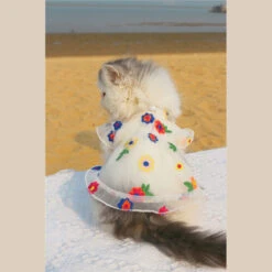 Flower Embroidery Cat Dress -A Great Coffee Shop 3 8090f425 b381 4a14 a8ac c1433c6c4700