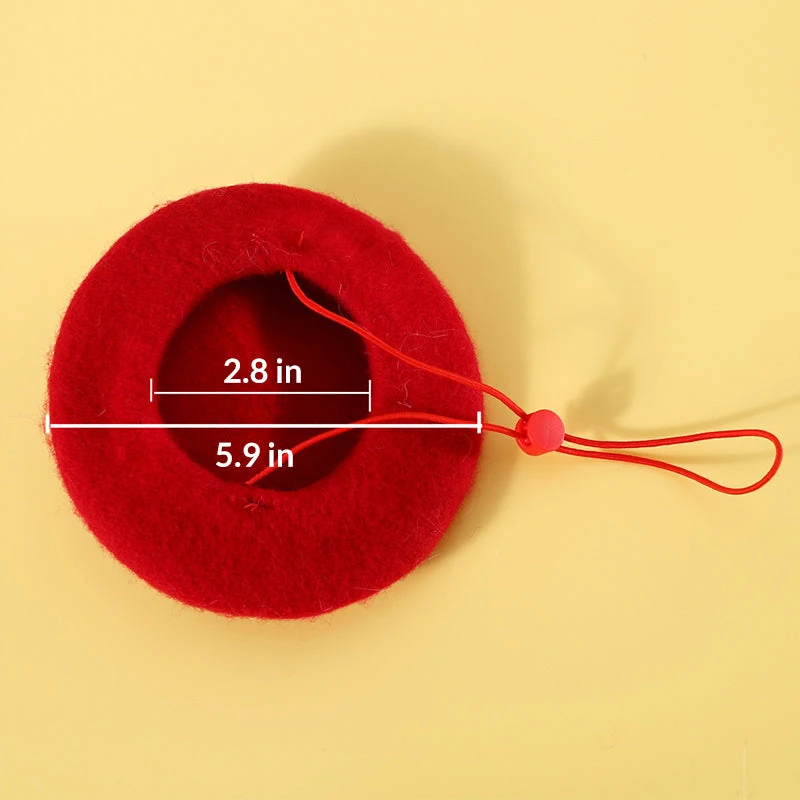 Stylish Floral Cat Beret 11 Stylish Floral Cat Beret - Image 9