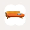 35.9'' Wooden Sunset Cat Couch For Multiple Cats - Stylish Lounge & Play -A Great Coffee Shop 6 Wooden Sunset Cat Couch
