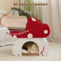 Mushroom Loft – Cat Bed & Scratcher Combo -A Great Coffee Shop 6 b412c103 b222 45f6 8b6c 6763e5116a90