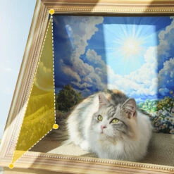 Retro Art Cat Scratcher -A Great Coffee Shop 800 800