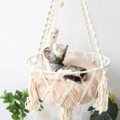 Bohemia Style Cat Hammock -A Great Coffee Shop Bohemia Style Cat Hammock
