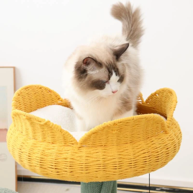 Yellow Tulip Cat Tree 14 Yellow Tulip Cat Tree - Image 13