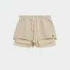 Barrow Shorts In Felpa Iconic -A Great Coffee Shop S5BWWOSH136 VANILLA A