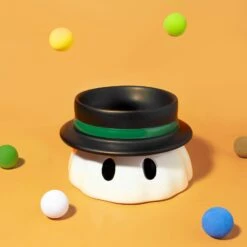 26.5oz / 750ml Top Hat Cat Bowl Set -A Great Coffee Shop TopHatCatBowlSet