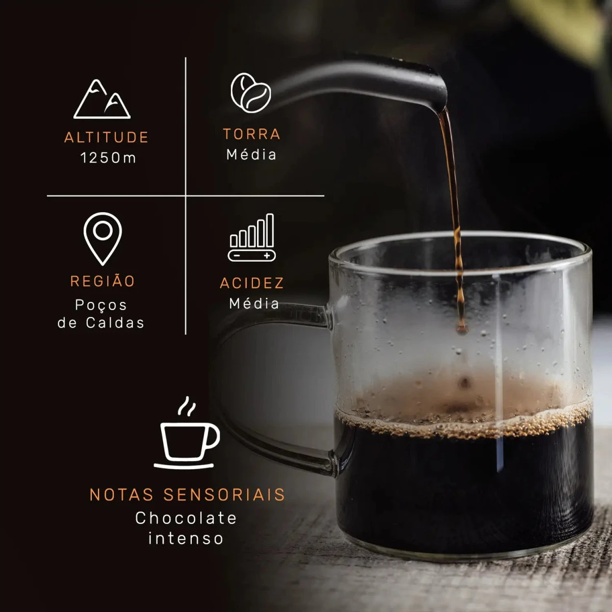 Assinatura Café Solos Vulcânicos | Moído - 250g 5 Assinatura Café Solos Vulcânicos | Moído - 250g - Image 3