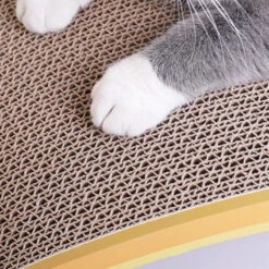 Banana Shaped Cat Scratching Pad -A Great Coffee Shop banana shaped cat scratching pad texture detail