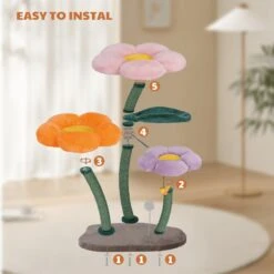 Bloomy Flower Cat Tree -A Great Coffee Shop bloomy flower cat tree easy to install 1