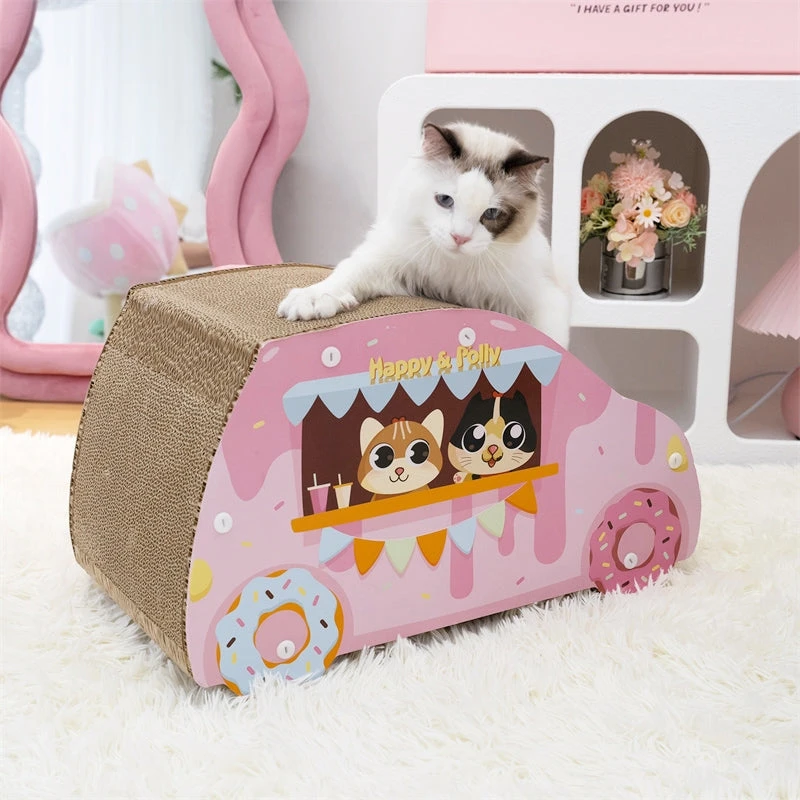 Donut Car Cat Scratcher 8 Donut Car Cat Scratcher - Image 6