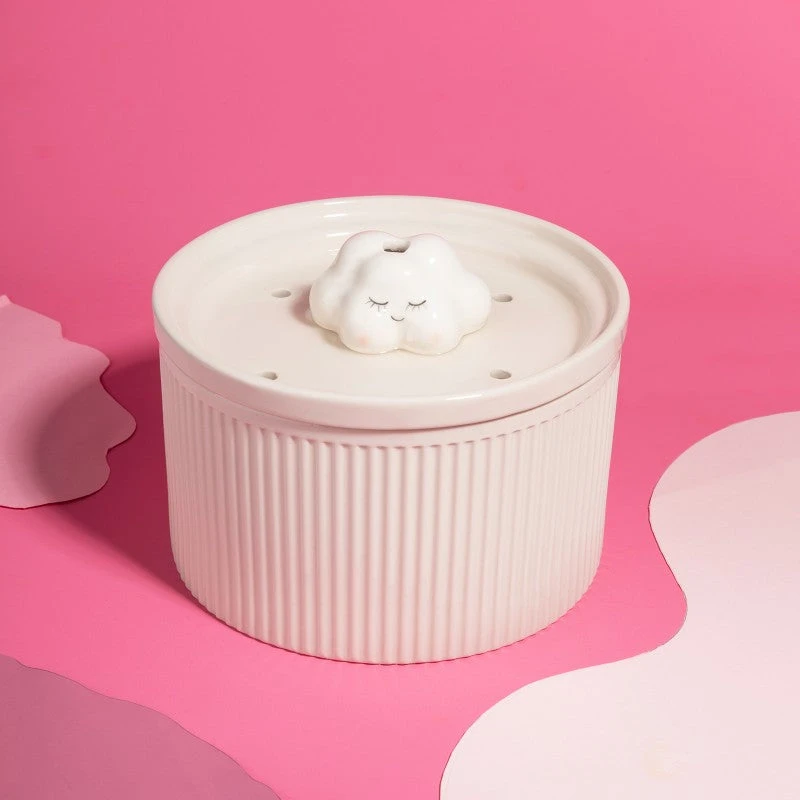 Cloud Cat Water Fountain: Enhanced Filtering For Refreshing Hydration 4 Cloud Cat Water Fountain: Enhanced Filtering For Refreshing Hydration - Image 2