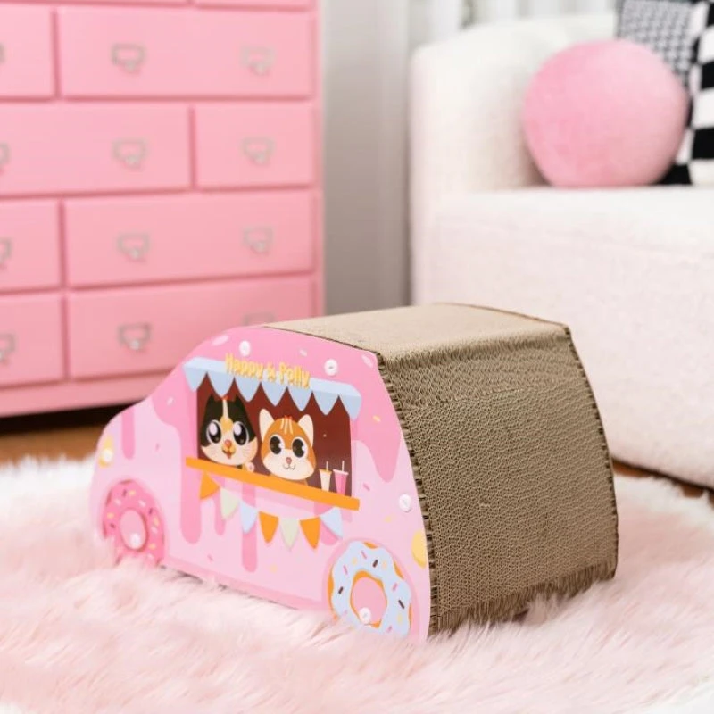 Donut Car Cat Scratcher 7 Donut Car Cat Scratcher - Image 5