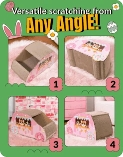 Donut Car Cat Scratcher 12 Donut Car Cat Scratcher -A Great Coffee Shop donut car cat scratcher detail angles