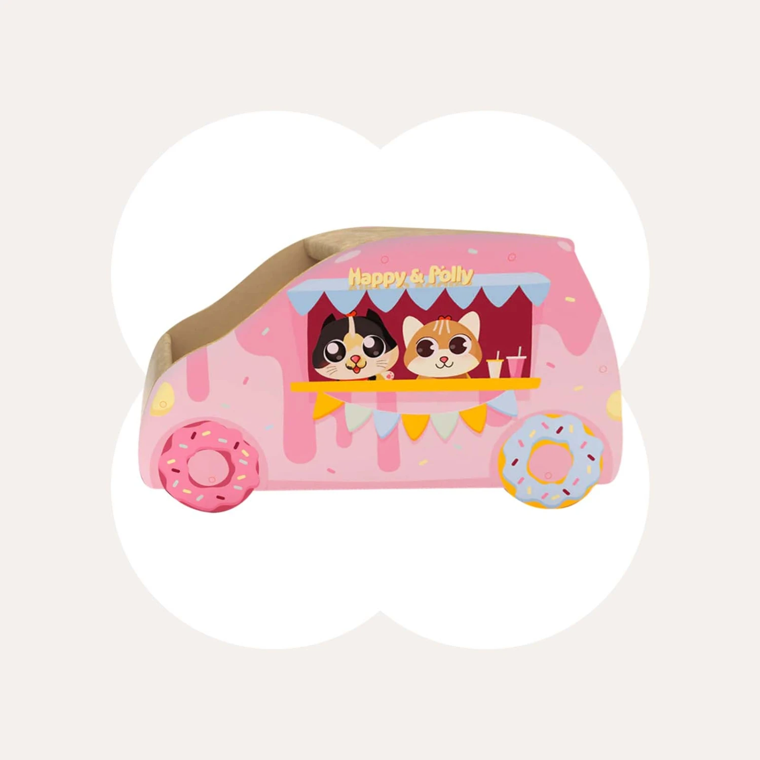 Donut Car Cat Scratcher 3 Donut Car Cat Scratcher