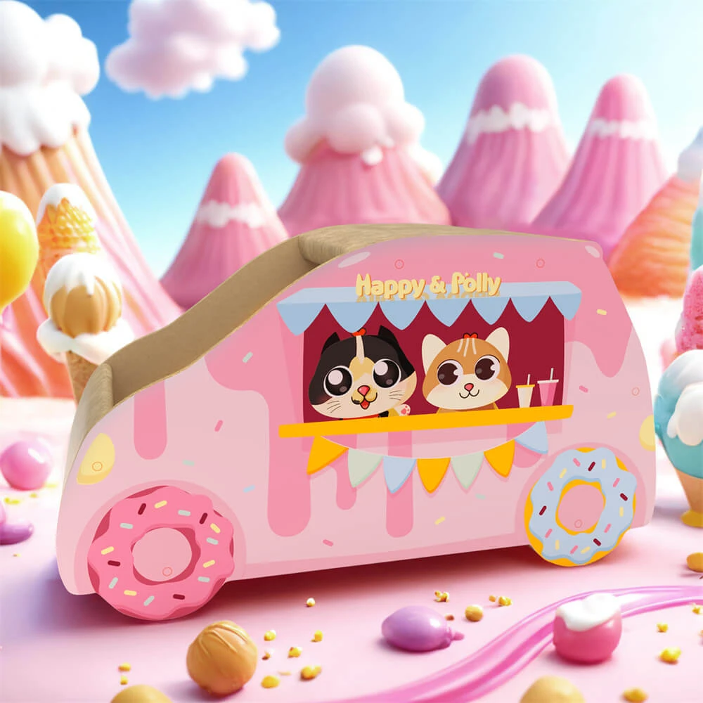 Donut Car Cat Scratcher 4 Donut Car Cat Scratcher - Image 2