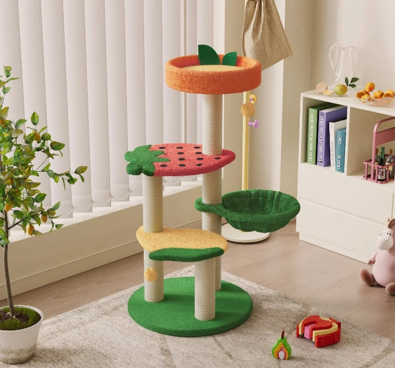 Fruit World Cat Tree 4 Fruit World Cat Tree - Image 2