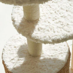 Milk Cloud Cat Tree -A Great Coffee Shop milk cloud cat tree soft fabric detail