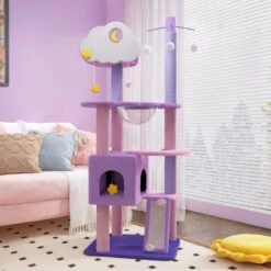 Purple Moonlight Series Set -A Great Coffee Shop moonlight cat tree 1