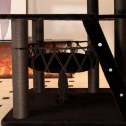 Nightfall Cat Tree -A Great Coffee Shop nightfall cat tree hammock front view