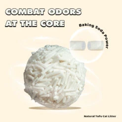 Clumping Organic Tofu Cat Litter -A Great Coffee Shop odor control cat litter