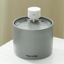 Automatic Cat Water Fountain: Dual Water Modes -A Great Coffee Shop smart cat water fountain gray